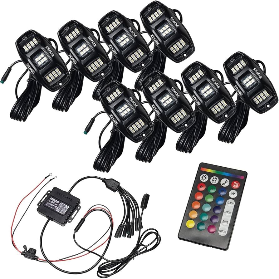 Amazon.com: ORACLE Lighting 5895-339 Set of 8 ColorSHIFT LED